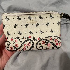 Coach wristlet small bag
